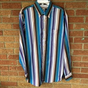 Peter Miller L Cotton Button Up Long Sleeve Shirt